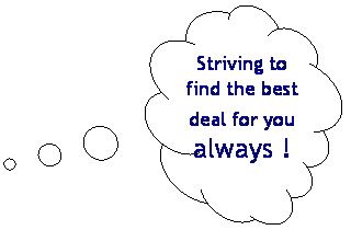 Cloud Callout: Striving to find the best deal for you always !
